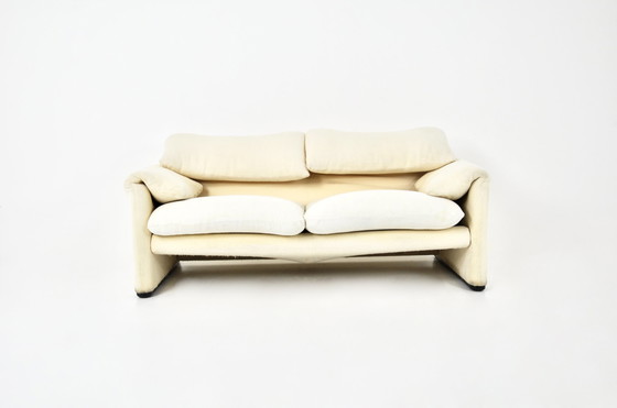 Image 1 of Maralunga sofa by Vico Magistretti for Cassina, 1970s