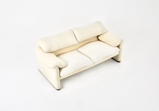 Image 1 of Maralunga sofa by Vico Magistretti for Cassina, 1970s