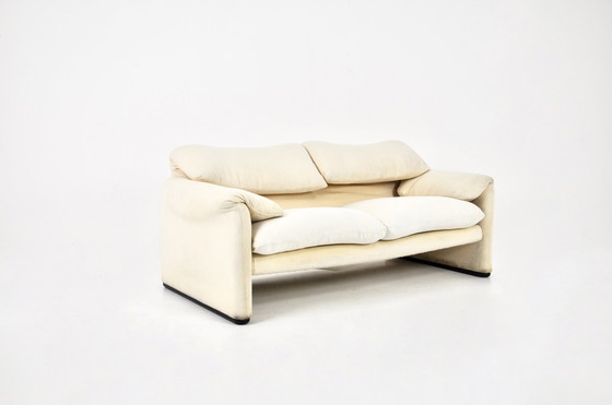 Image 1 of Maralunga sofa by Vico Magistretti for Cassina, 1970s