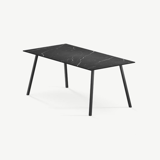 Ceramic Dining Table - Black - 260X90 Cm