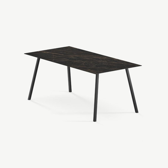 Image 1 of Ceramic Dining Table - Black - 260X90 Cm