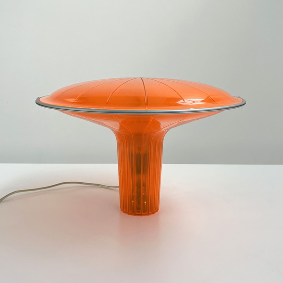 Image 1 of Orange Agaricon D36 Table Lamp By Ross Lovegrove For Luceplan, 2000S