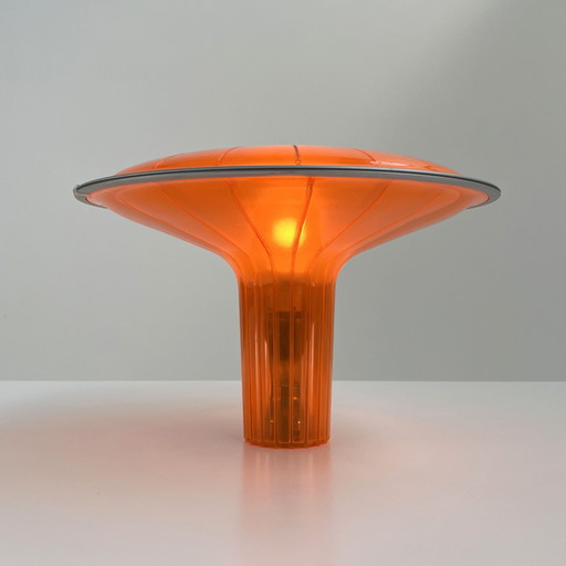 Orange Agaricon D36 Table Lamp By Ross Lovegrove For Luceplan, 2000S