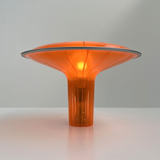 Image 1 of Orange Agaricon D36 Table Lamp By Ross Lovegrove For Luceplan, 2000S