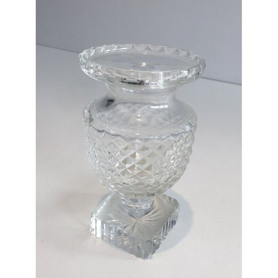 Image 1 of Pair of vintage crystal vases, 1900