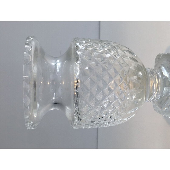 Image 1 of Pair of vintage crystal vases, 1900