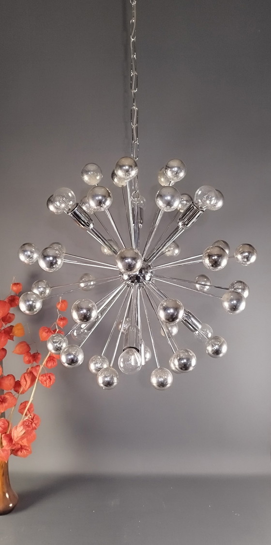 Image 1 of Lampada Sputnik vintage dell'era spaziale 1960-70