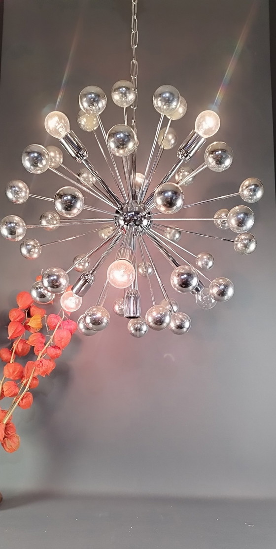 Image 1 of Lampada Sputnik vintage dell'era spaziale 1960-70