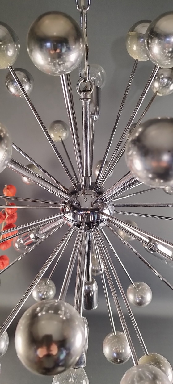 Image 1 of Lampada Sputnik vintage dell'era spaziale 1960-70