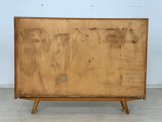 Image 1 of Mid - Century highboard cabinet display cabinet vintage