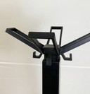 Knurled coat rack