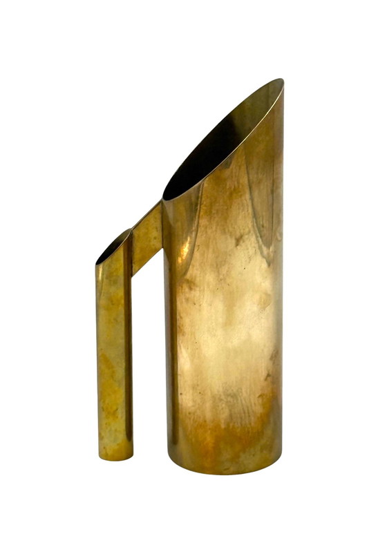 Image 1 of Brocca/vaso in ottone Hollywood Regency, Kaleb Italia anni '70