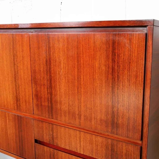 Image 1 of Bar Cabinet In Indian Rosewood Produced By 'Furniture Factory Aurora' Belgium 1967