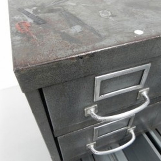 Image 1 of Industrial steel chest of drawers - 20 drawers 