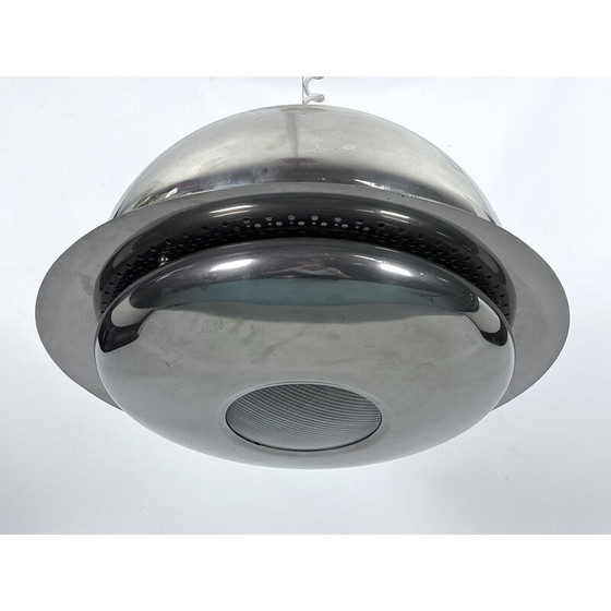 Image 1 of Vintage Nictea pendant lamp in nickel-plated brass by Afra and Tobia Scarpa for Flos, 1960