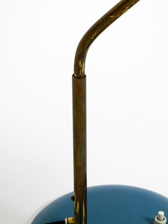 Image 1 of Wonderful Large Italian Mid Century Diabolo Table Lamp With Rotatable Neck