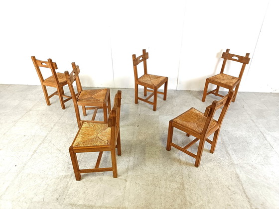 Image 1 of 6x Brutalist chairs