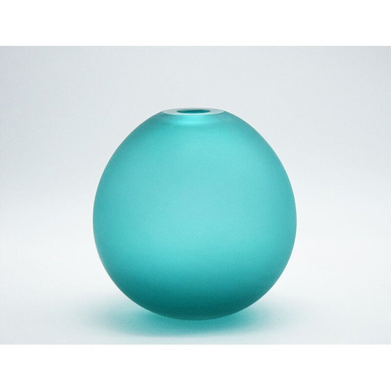 Image 1 of Vintage spherical vase by Cenedese Murano, 1970s