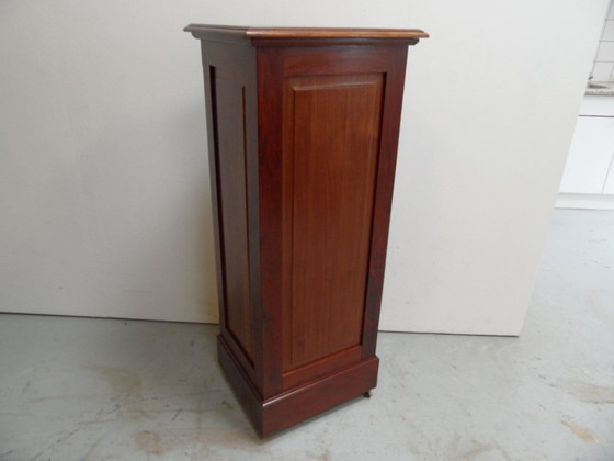 Image 1 of Mahogany Roller Shutter Cabinet