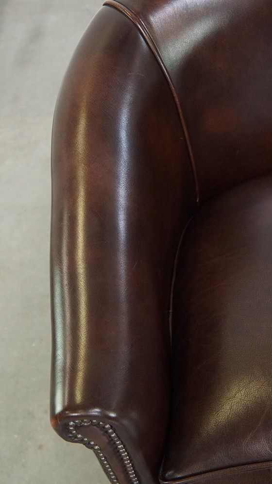 Image 1 of Beef Leather Club Armchair