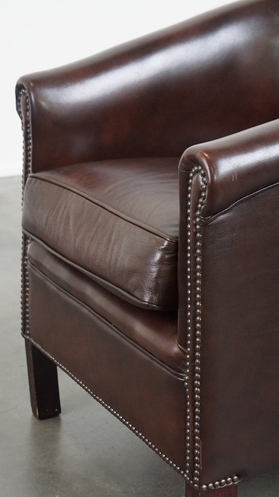 Image 1 of Beef Leather Club Armchair