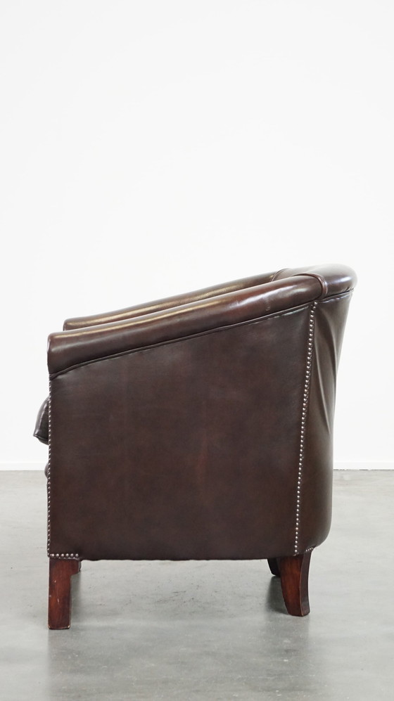 Image 1 of Beef Leather Club Armchair