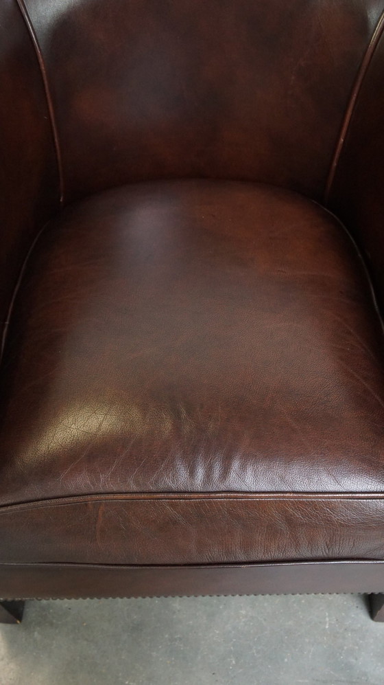 Image 1 of Beef Leather Club Armchair