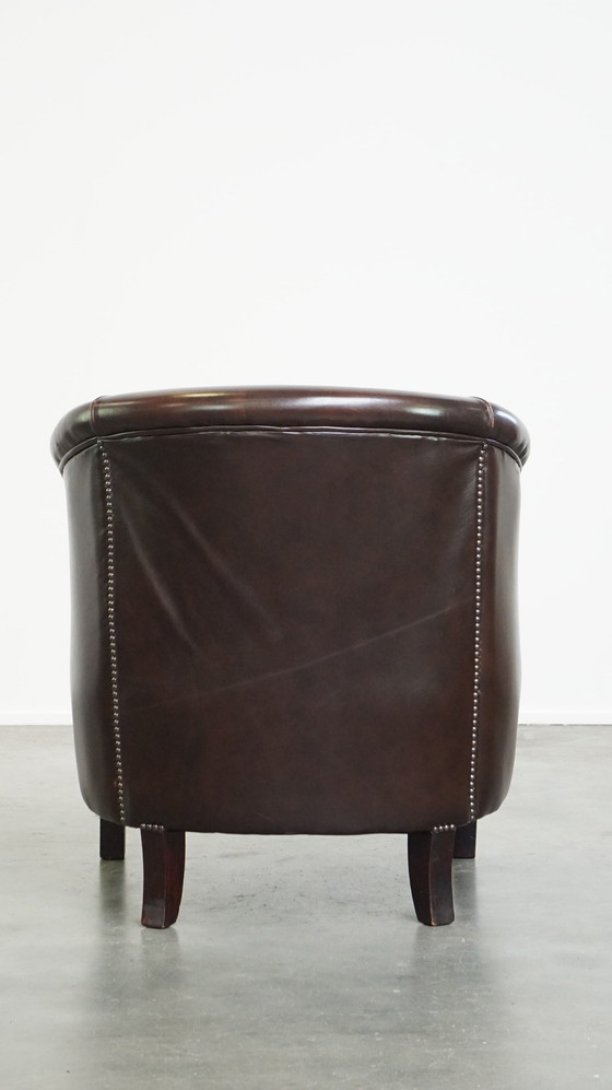 Image 1 of Beef Leather Club Armchair