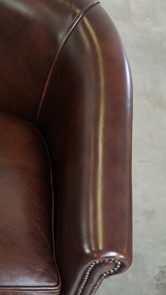 Image 1 of Beef Leather Club Armchair