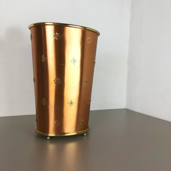 Image 1 of Vintage copper umbrella stand, Germany