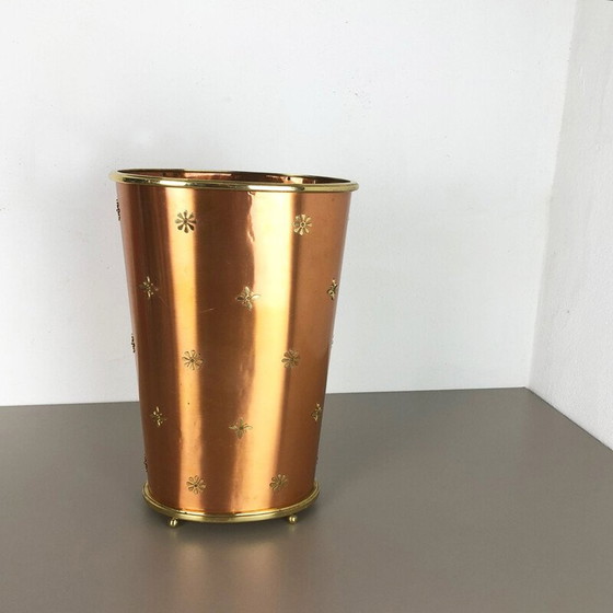 Image 1 of Vintage copper umbrella stand, Germany