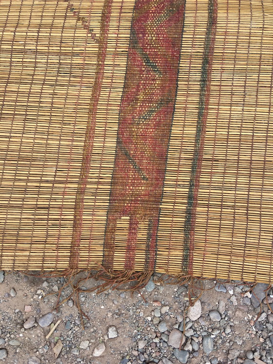 Image 1 of Mauritanian mat Touareg carpet 2.44 X 1.71 M