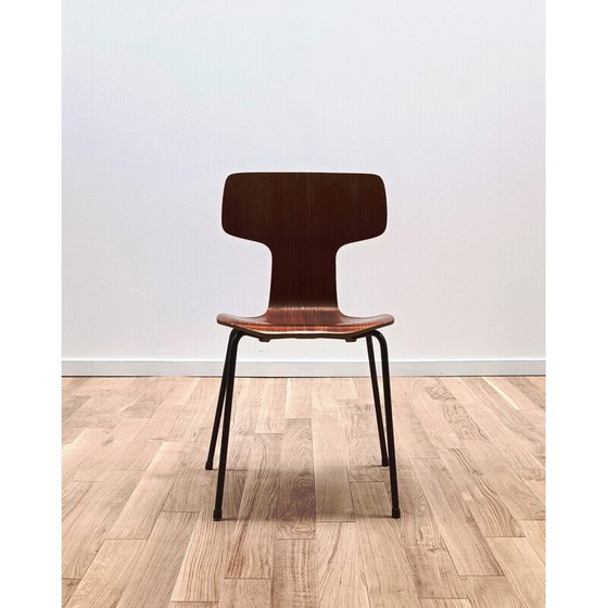 Image 1 of Vintage 3103 solid wood chair by Fritz Hansen
