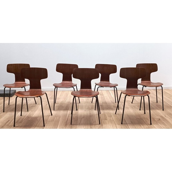 Image 1 of Vintage 3103 solid wood chair by Fritz Hansen