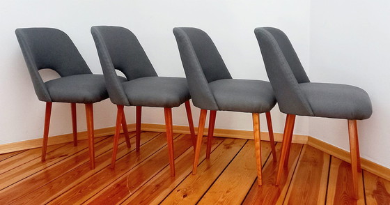 Image 1 of Czechoslovakian Chairs By O. Haerdtl For Ton, 1960S, Set Of 4