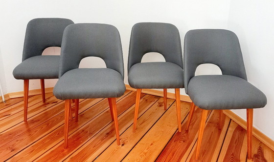 Image 1 of Czechoslovakian Chairs By O. Haerdtl For Ton, 1960S, Set Of 4