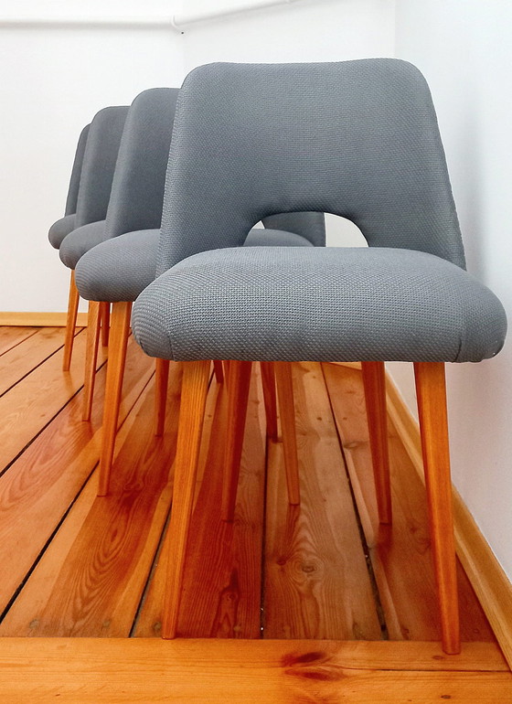 Image 1 of Czechoslovakian Chairs By O. Haerdtl For Ton, 1960S, Set Of 4