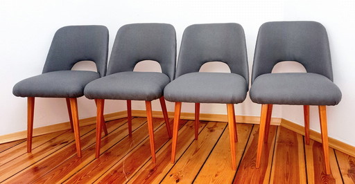 Czechoslovakian Chairs By O. Haerdtl For Ton, 1960S, Set Of 4