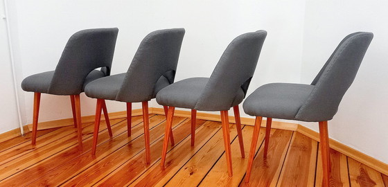 Image 1 of Czechoslovakian Chairs By O. Haerdtl For Ton, 1960S, Set Of 4