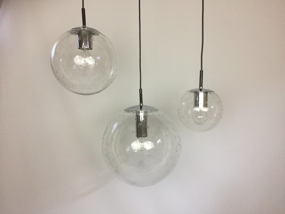 Image 1 of Raak Amsterdam Globo, Lampadario, Lampada a sospensione - C 1725 3 sfere