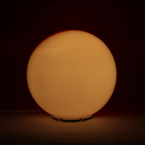 Image 1 of Two-Tone Round Glass Lamp