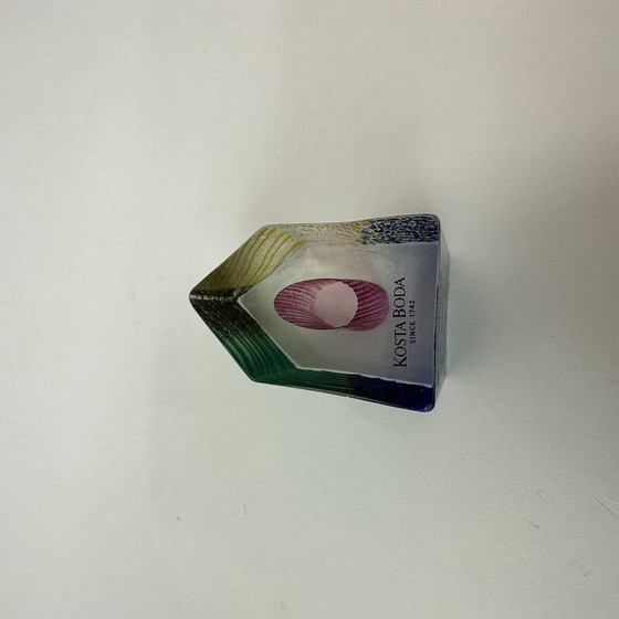 Image 1 of Scultura vintage in vetro di Bertil Vallien per Kosta Boda, Svezia 1993