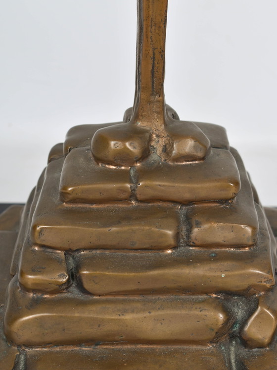 Image 1 of Salvador Dali - Christ of Saint John of the Cross - Bronze edition 3/19- 80 x 34 x 31 cm