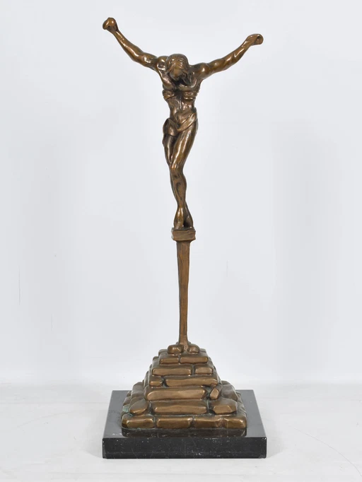 Salvador Dali - Christ of Saint John of the Cross - Bronze edition 3/19- 80 x 34 x 31 cm