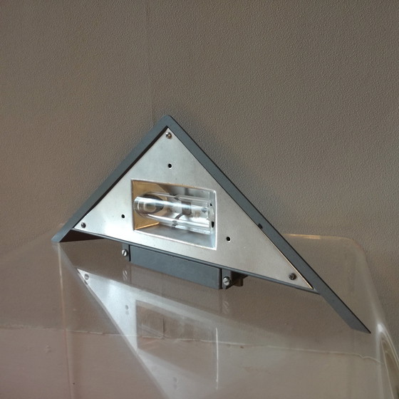 Image 1 of Space Age Triangular Wall Sconce