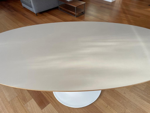 Oval Dining Table With Tulip Base