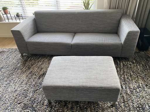 Topform 3-Seater Sofa With Hocker