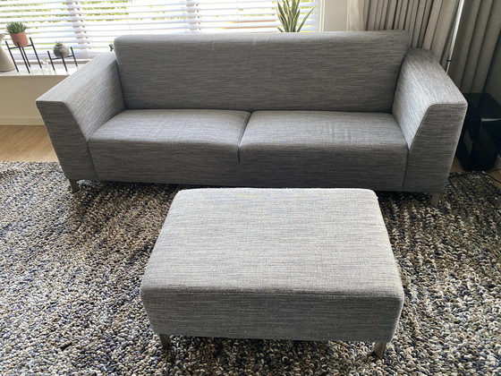 Image 1 of Topform 3-Seater Sofa With Hocker