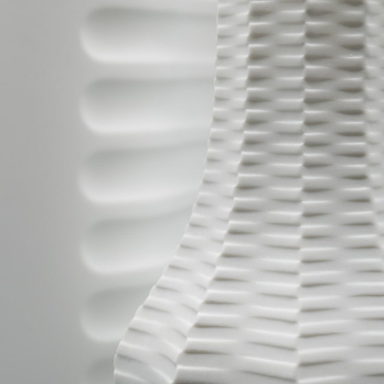 Image 1 of Vaso in porcellana bisquit di Archais Heinrich Fuchs Op Art Retro Hutschenreuther Duo 