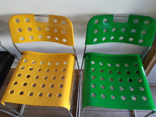 4x Bieffeplast chair by Rodney Kinsman